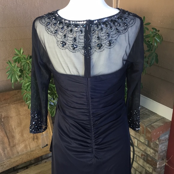 Alex Evenings A Line Sweetheart Long Stretch Dress - Picture 6 of 8